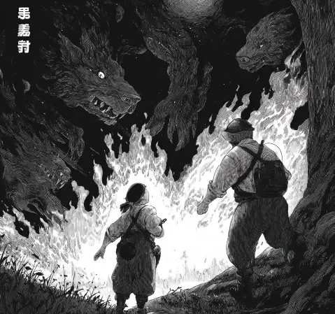 热血战斗题材漫画封面